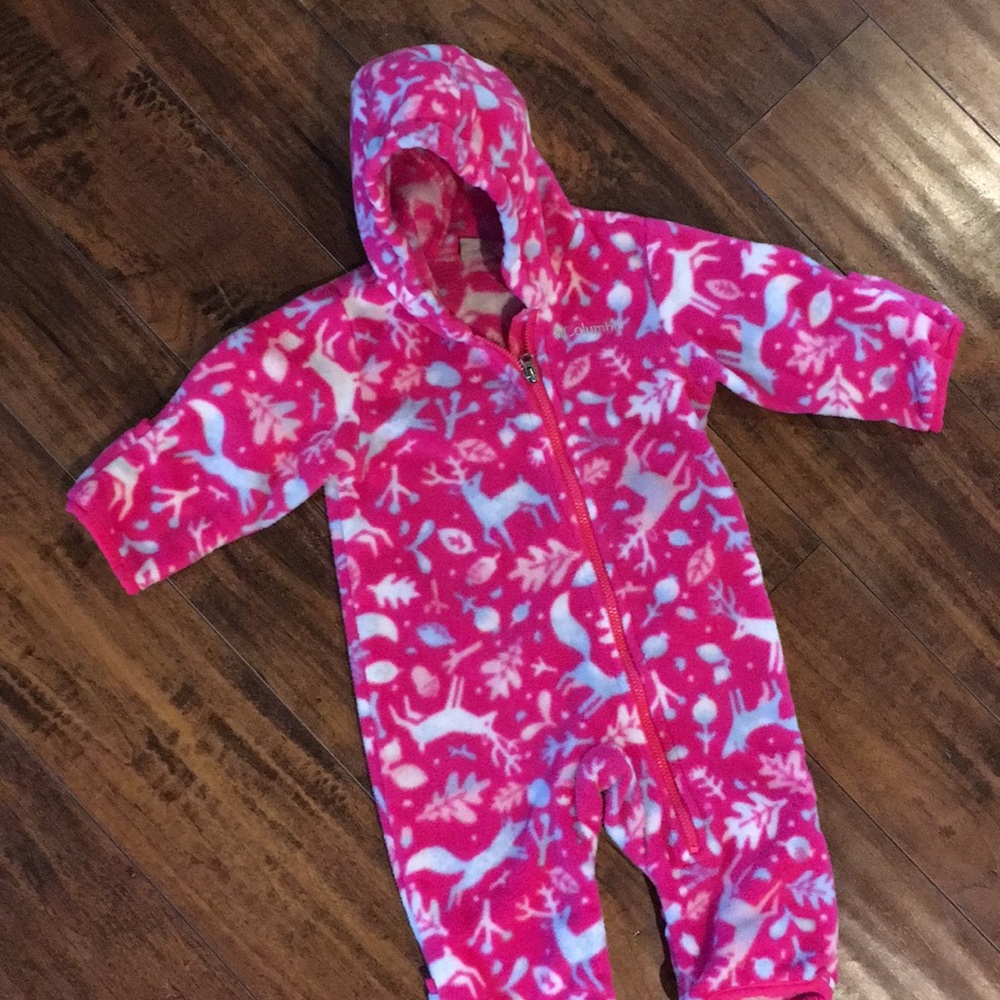 Columbia fleece baby bunting